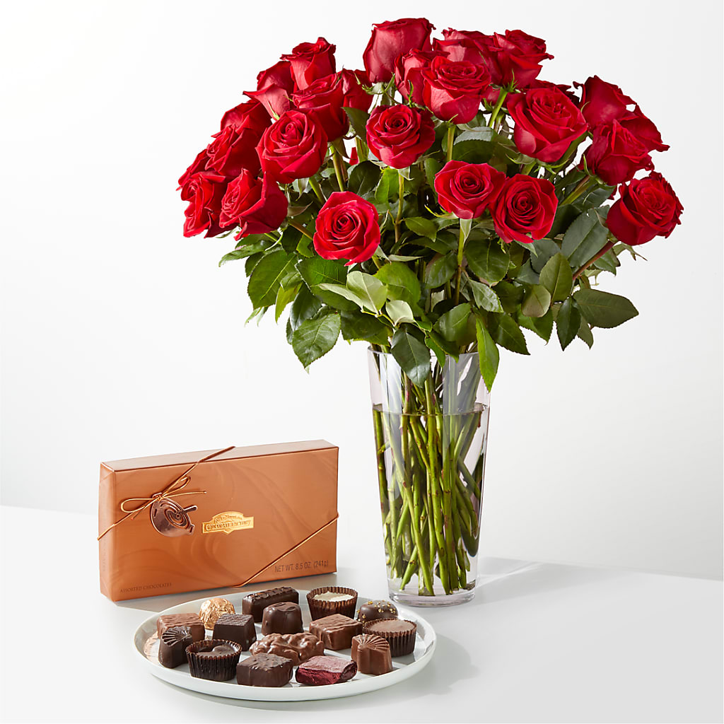Romantic Long Stem Red Rose Bouquet Bundles – Miracle Flowers, Folsom CA