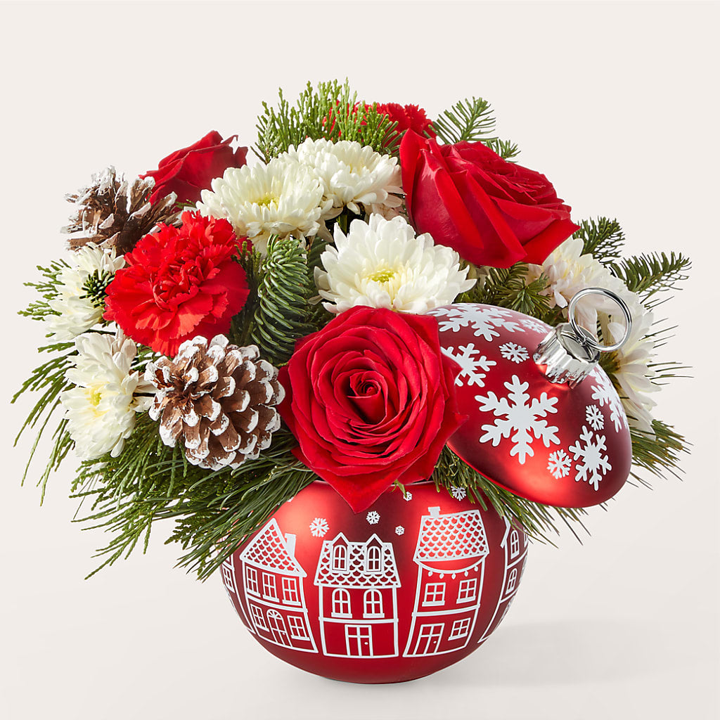 Christmas Village Ornament – Miracle Flowers, Folsom CA