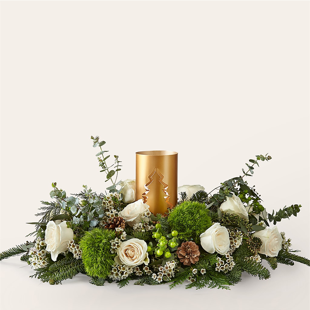 Chestnuts Roasting Centerpiece – Miracle Flowers, Folsom CA