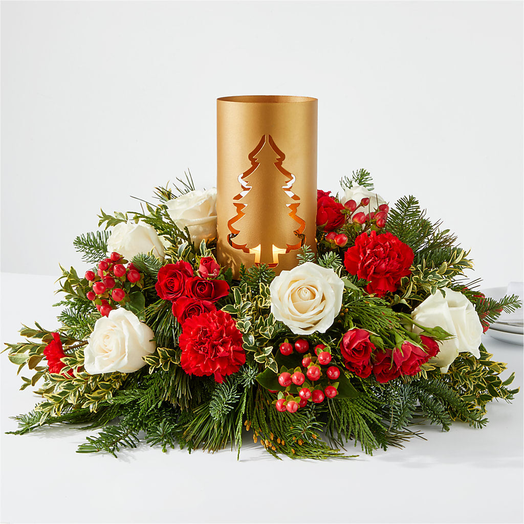 December Dreams Centerpiece – Miracle Flowers, Folsom CA