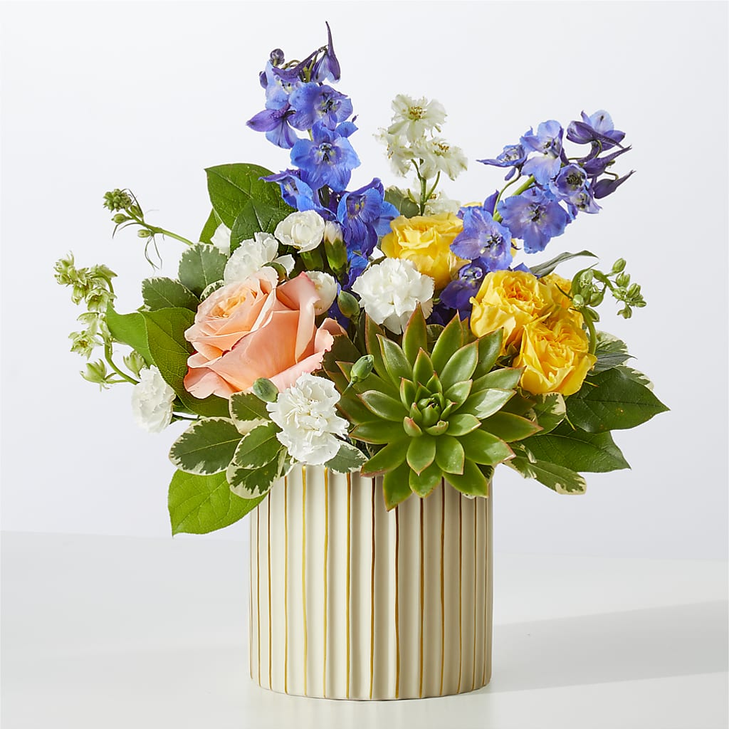 Cobalt Reverie Bouquet – Miracle Flowers, Folsom CA