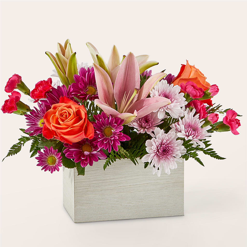 Light of My Life Box Bouquet – Miracle Flowers, Folsom CA