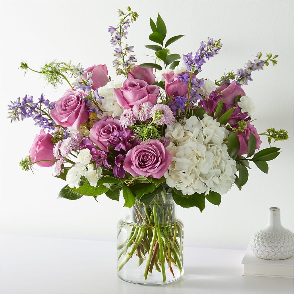 Violet Caress Bouquet – Miracle Flowers, Folsom CA