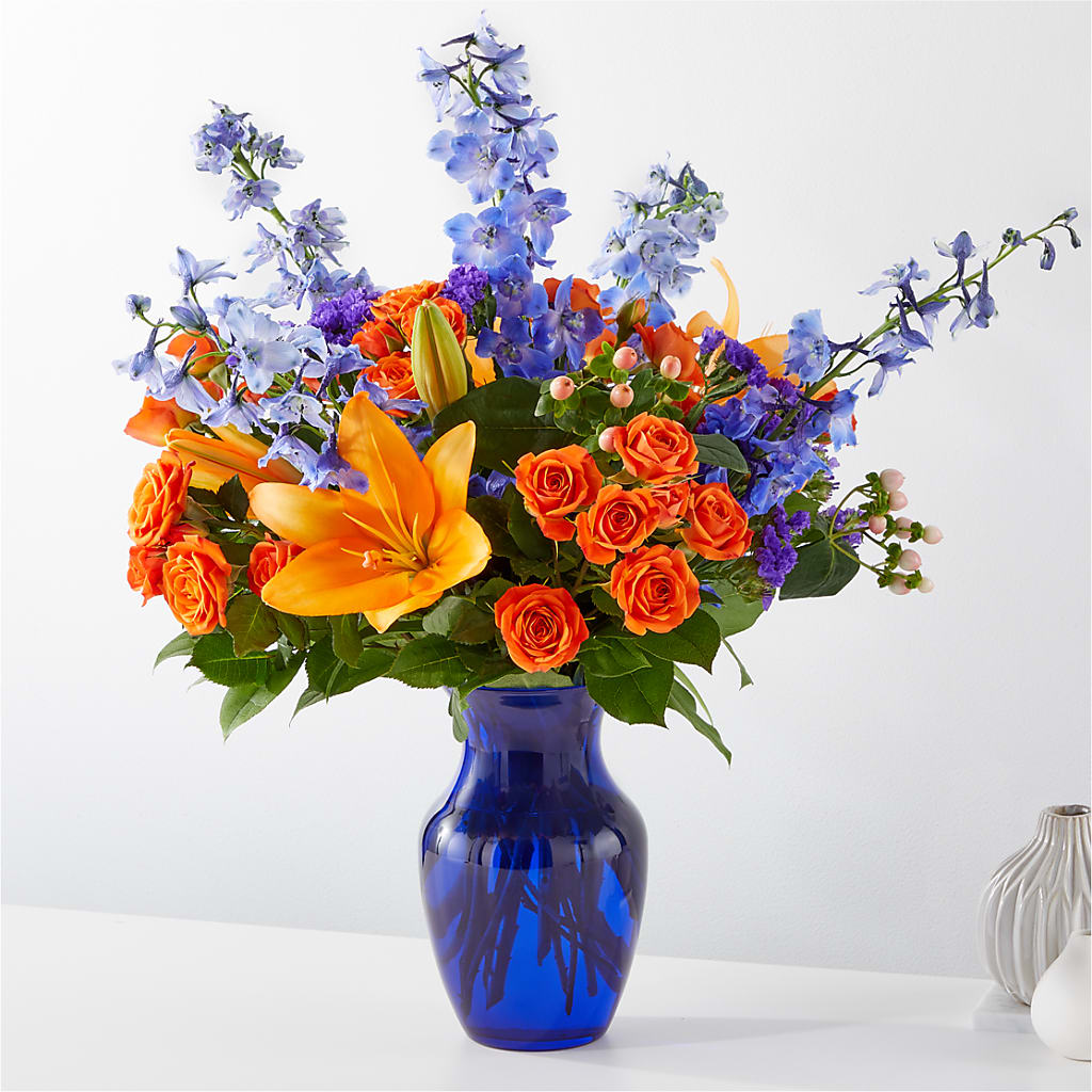 Radiant Citrus Bouquet – Miracle Flowers, Folsom CA