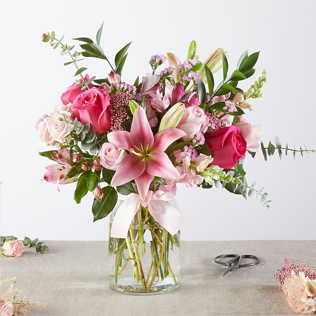 Pink Ribbon - A Florist Original – Miracle Flowers, Folsom CA