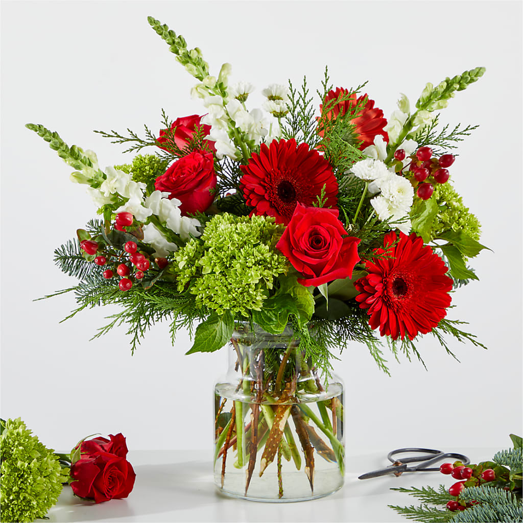 Merry Moment Bouquet – A Florist Original – Miracle Flowers, Folsom CA