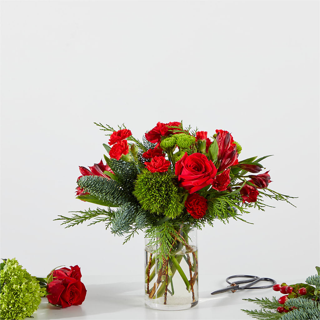 Merry Moment Bouquet – A Florist Original – Miracle Flowers, Folsom CA