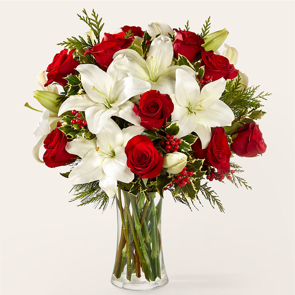 Sparkling Snowflakes Bouquet – Miracle Flowers, Folsom CA