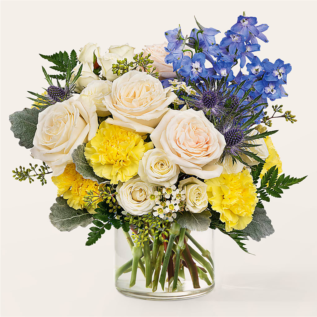 Lemon Sorbet Bouquet – Miracle Flowers, Folsom CA