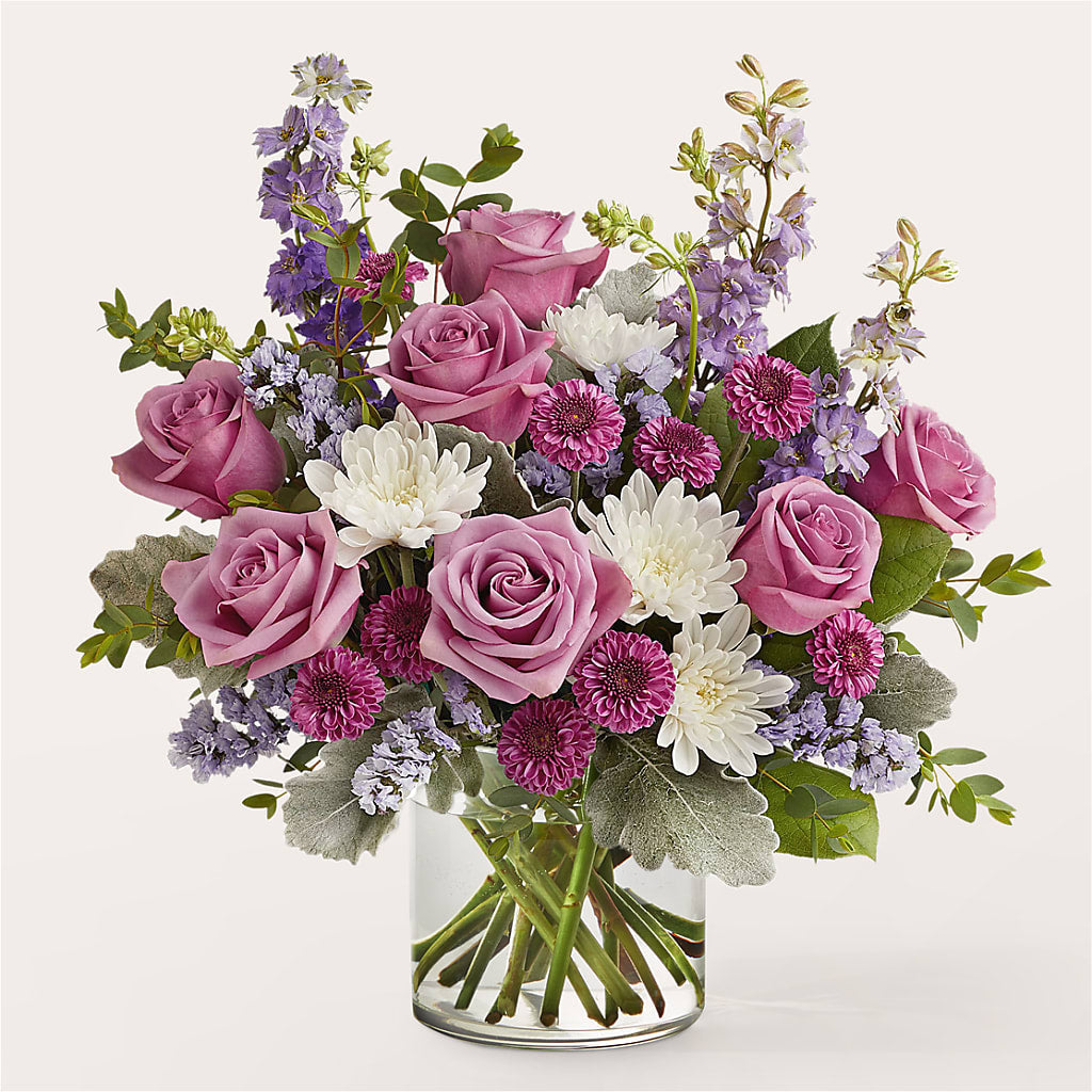 Violet Frost Bouquet – Miracle Flowers, Folsom CA