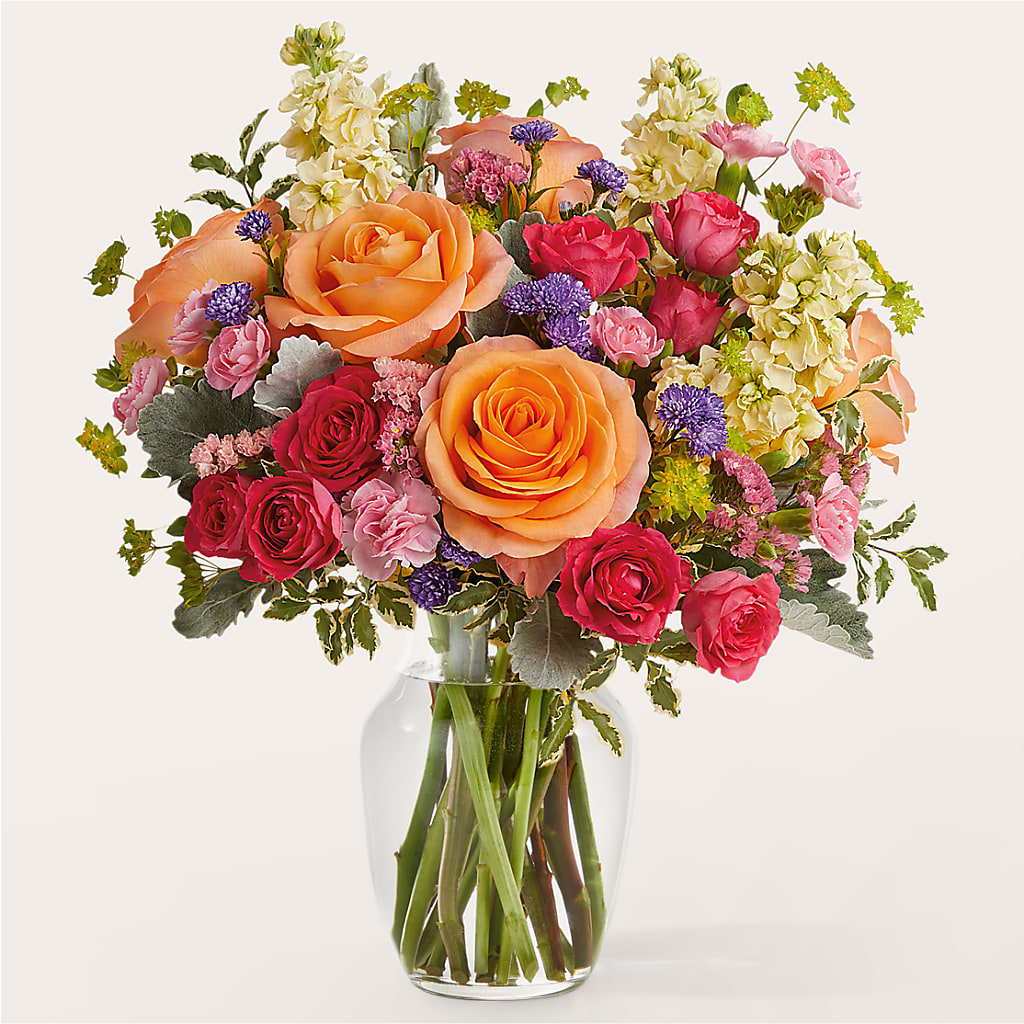 Tangerine Tango Bouquet – Miracle Flowers, Folsom CA