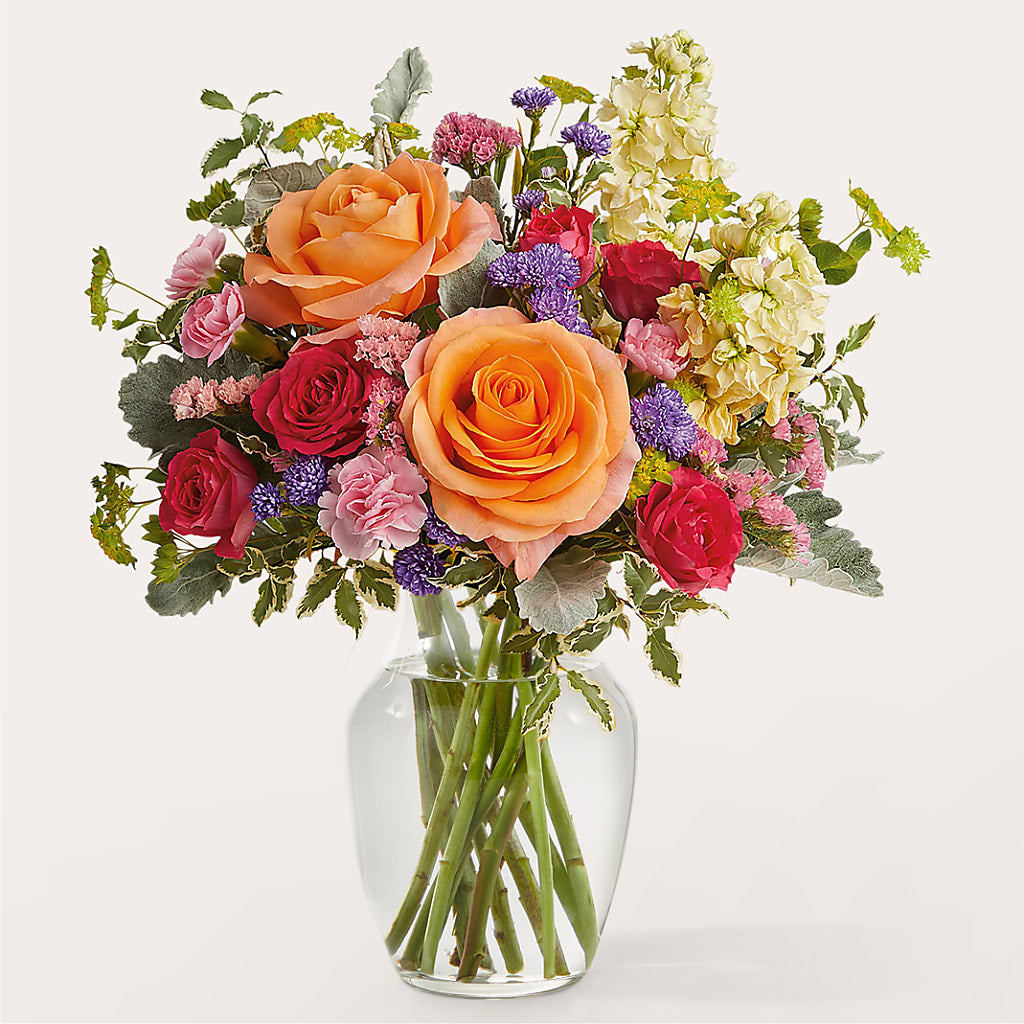 Tangerine Tango Bouquet – Miracle Flowers, Folsom CA