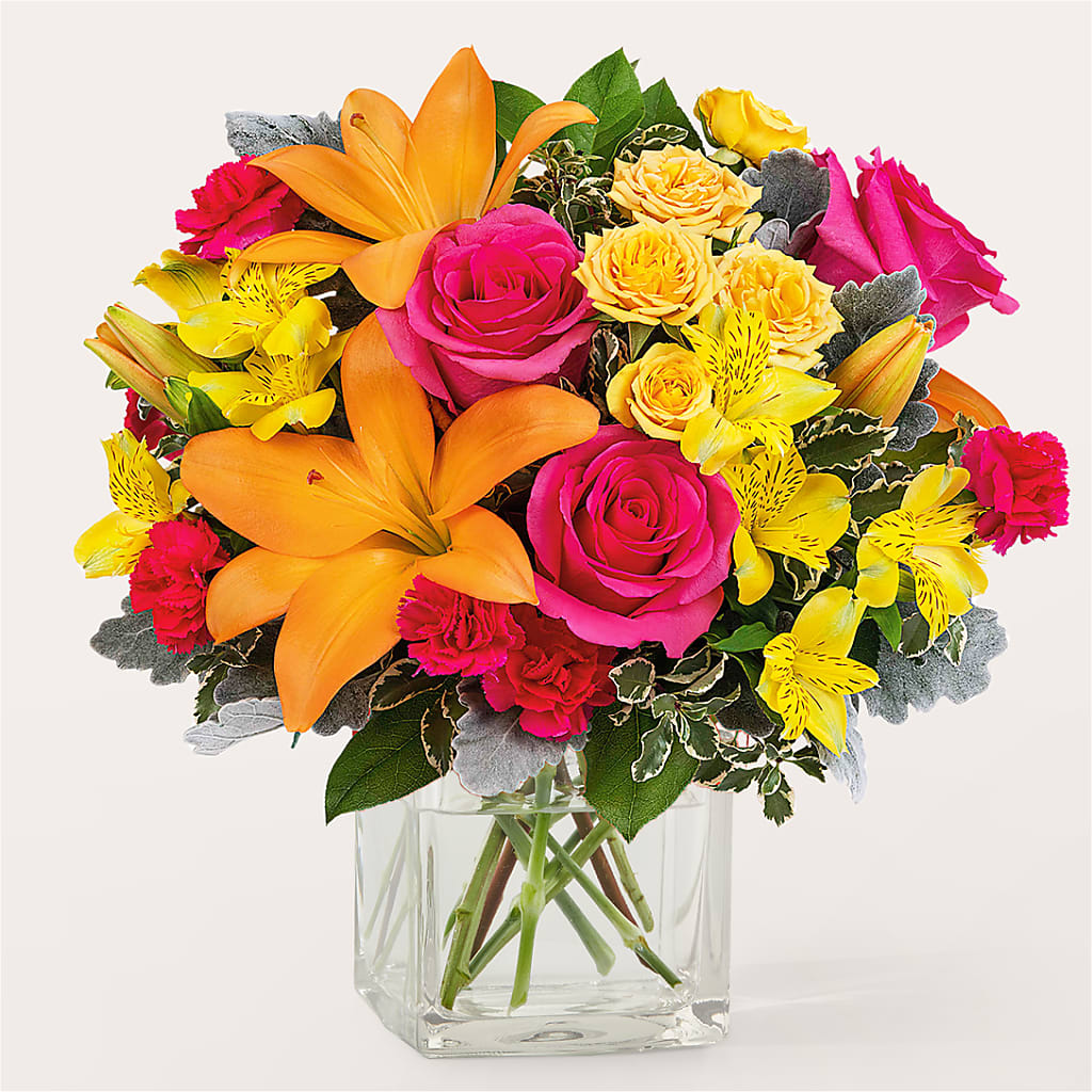To the Tropics Bouquet – Miracle Flowers, Folsom CA