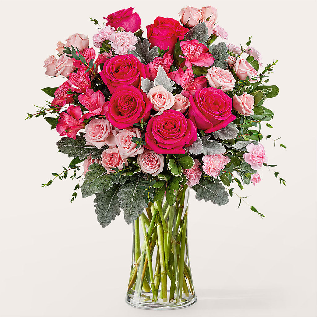 Tickled Pink Bouquet – Miracle Flowers, Folsom CA