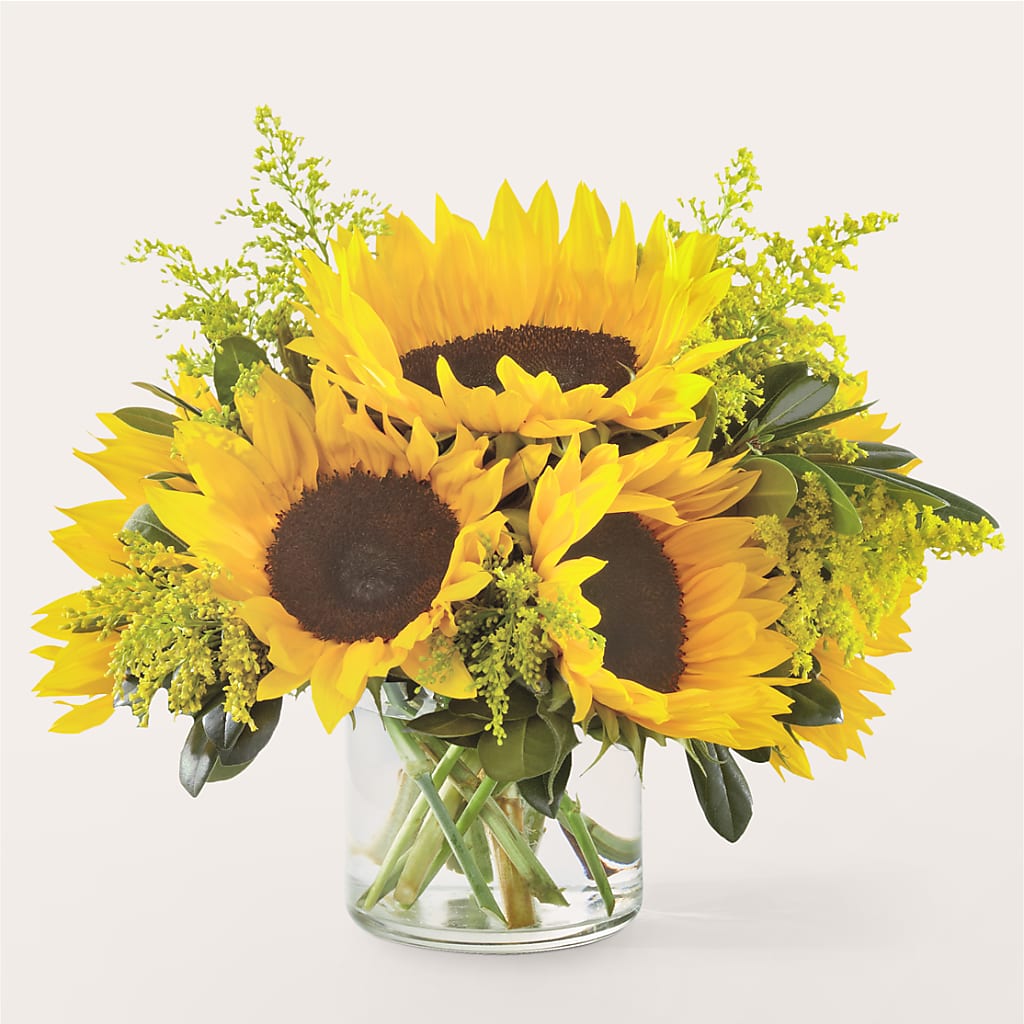 Beaming Sunflower Bouquet – Miracle Flowers, Folsom CA