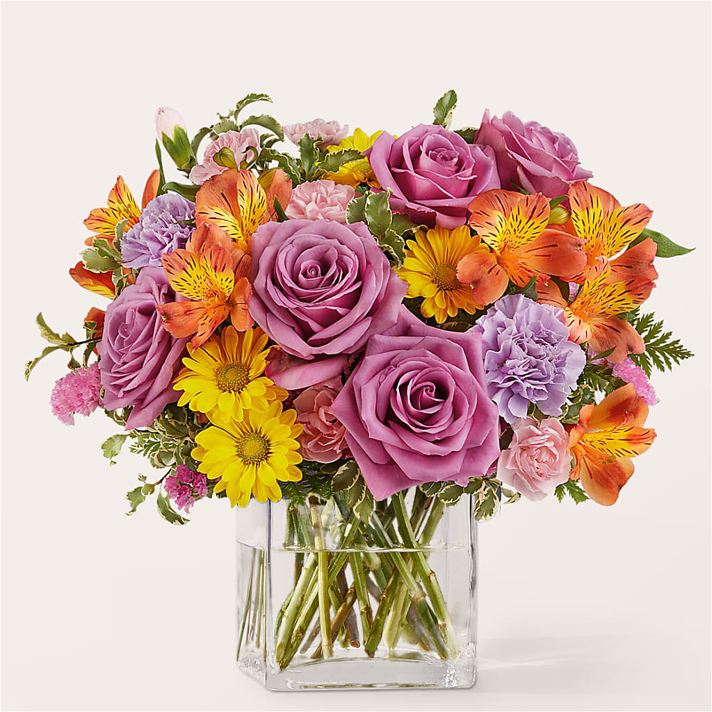 Shades of Happiness Bouquet – Miracle Flowers, Folsom CA