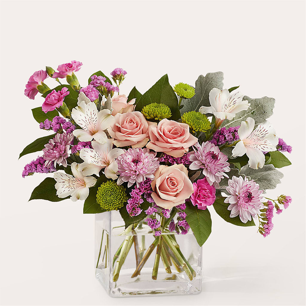 Pink Suede Bouquet – Miracle Flowers, Folsom CA