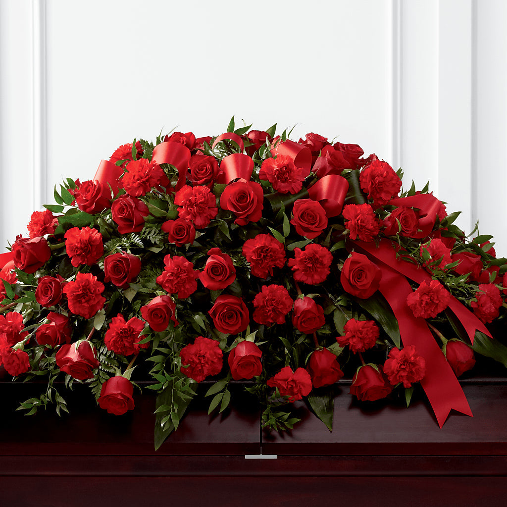 Tribute of Life Casket Spray – Miracle Flowers, Folsom CA