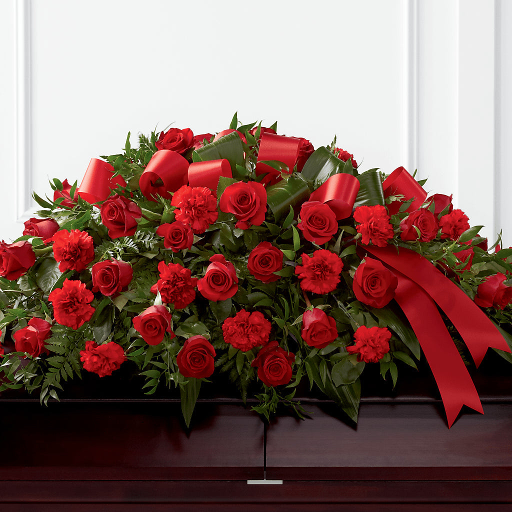 Tribute of Life Casket Spray – Miracle Flowers, Folsom CA