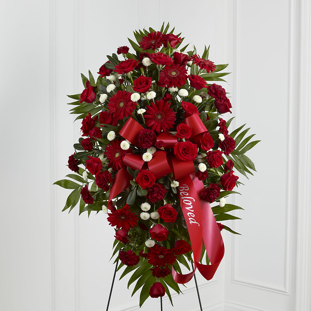 Treasured Memories Standing Spray – Miracle Flowers, Folsom CA