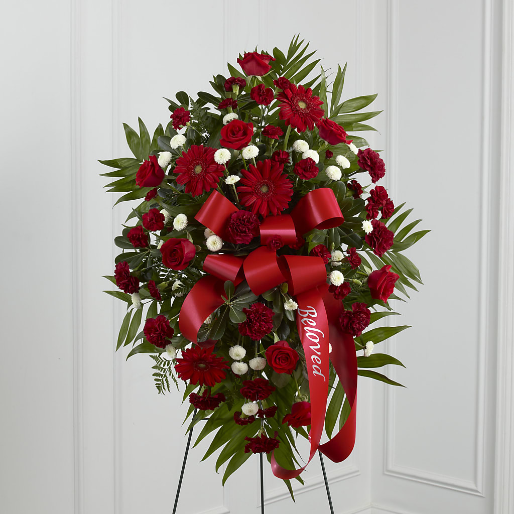 Treasured Memories Standing Spray – Miracle Flowers, Folsom CA