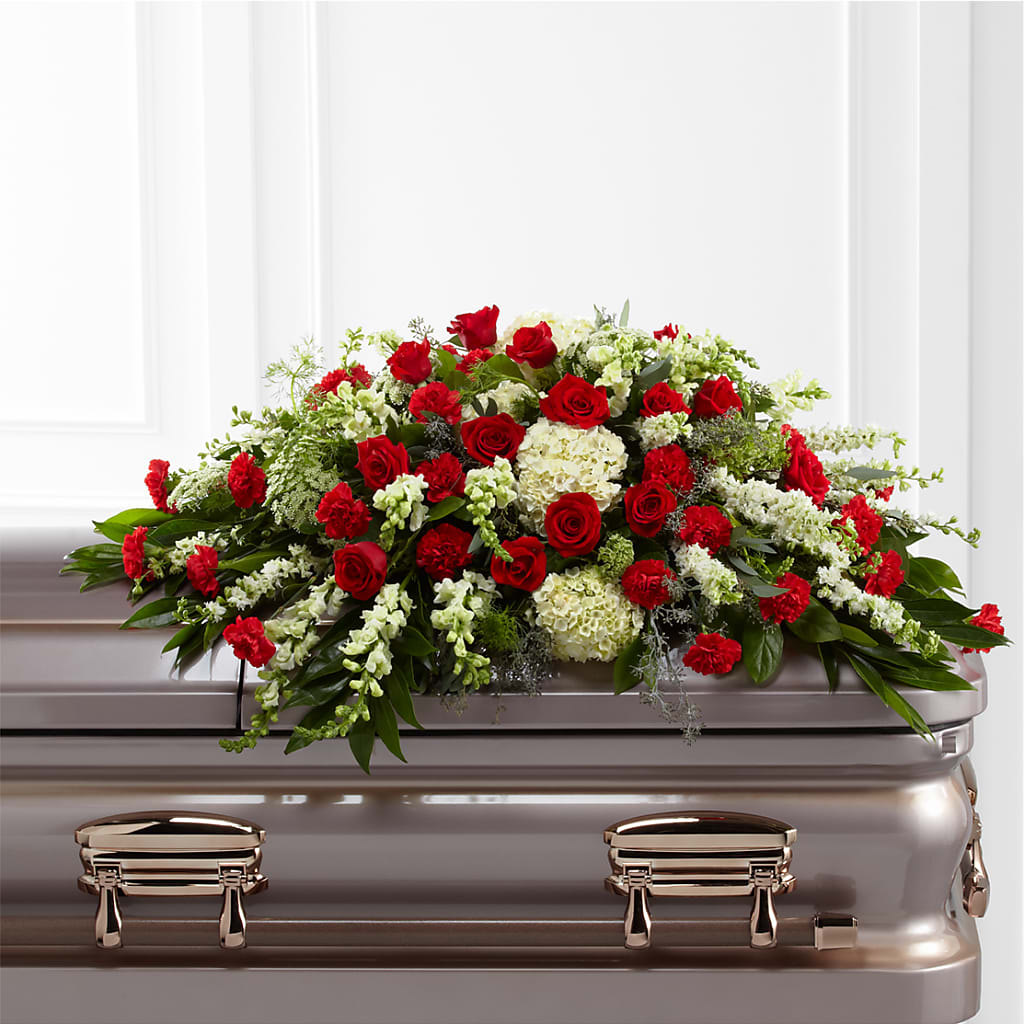 Sincerity Casket Spray – Miracle Flowers, Folsom CA