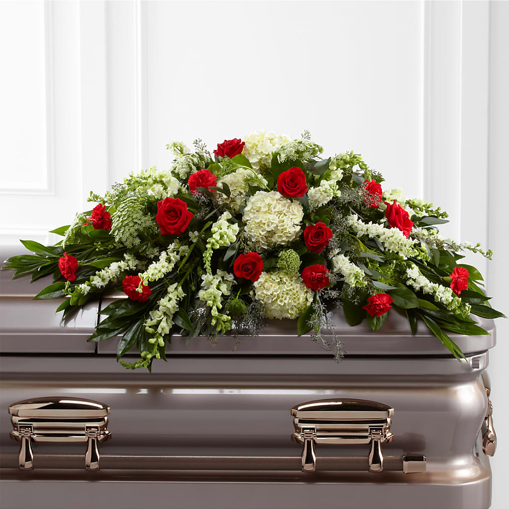 Sincerity Casket Spray – Miracle Flowers, Folsom CA