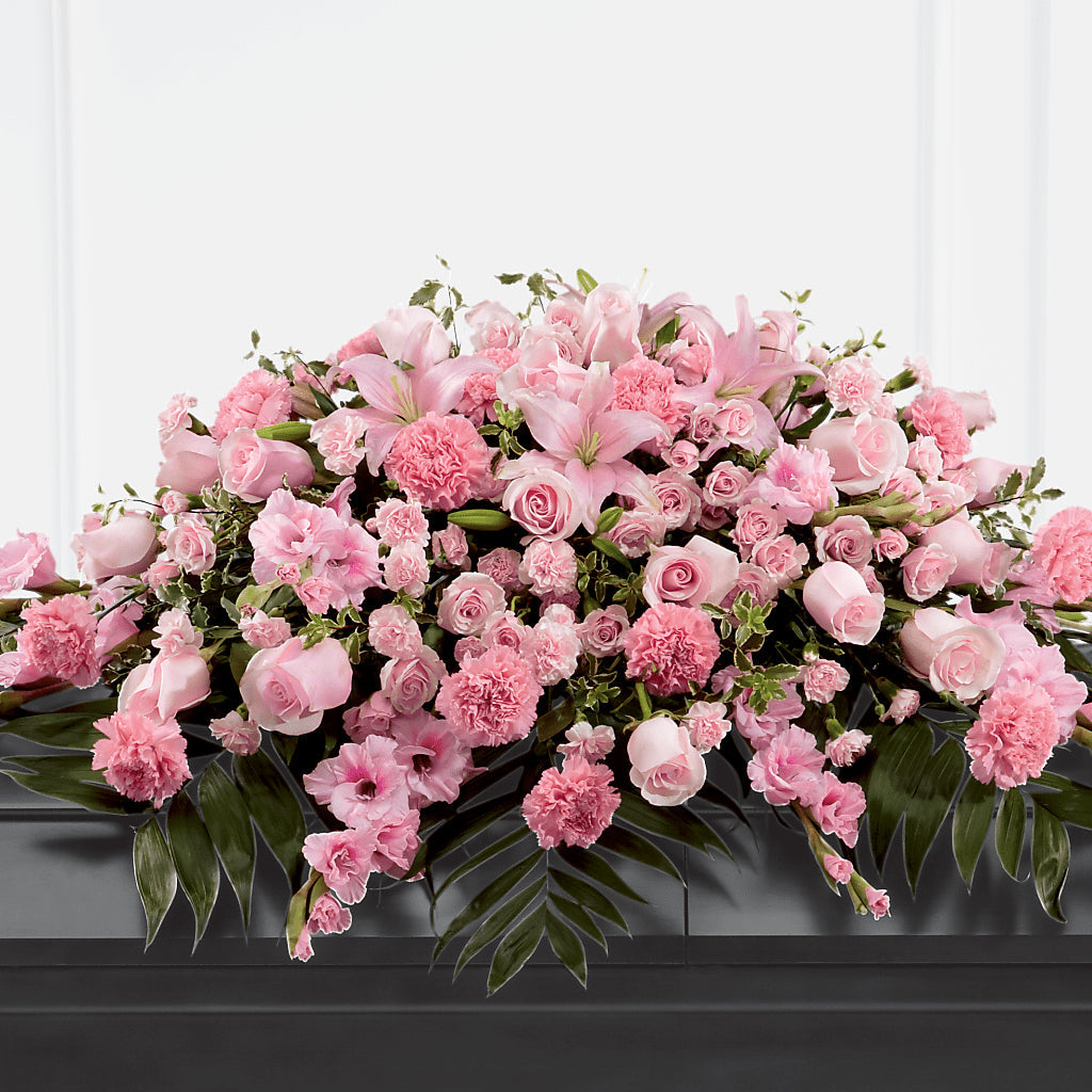 Garden of Comfort Casket Spray (Standard) – Miracle Flowers, Folsom CA