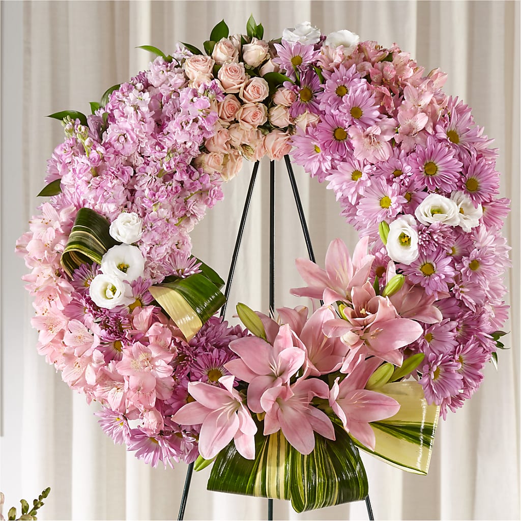 Gift of Warmth Wreath – Miracle Flowers, Folsom CA