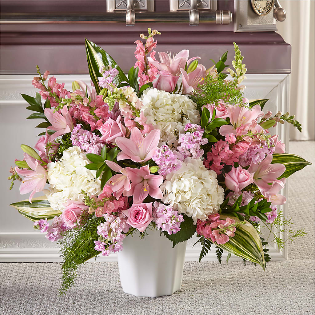 Simply Serene Floor Basket – Miracle Flowers, Folsom CA