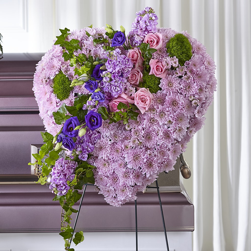 Treasured Love Standing Heart – Miracle Flowers, Folsom CA