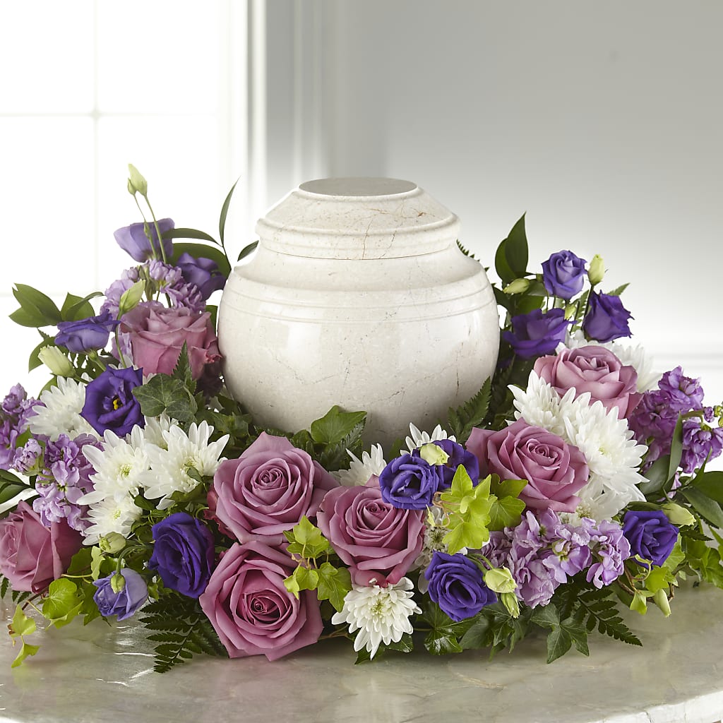 Blooming Sympathy Cremation Adornment – Miracle Flowers, Folsom CA