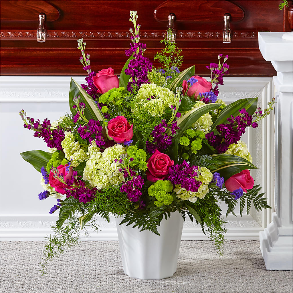 Beautiful Horizons Floor Basket – Miracle Flowers, Folsom CA