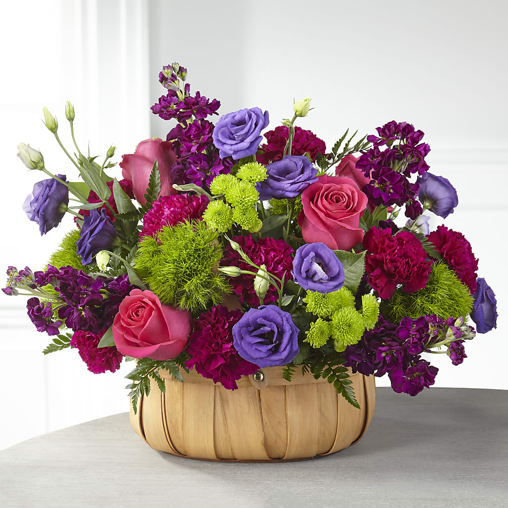 Serene Sanctuary Basket – Miracle Flowers, Folsom CA