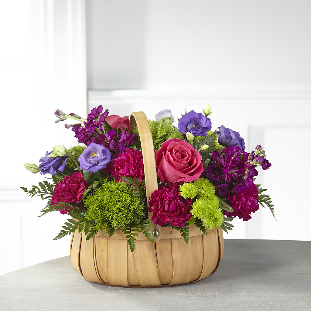 Serene Sanctuary Basket – Miracle Flowers, Folsom CA