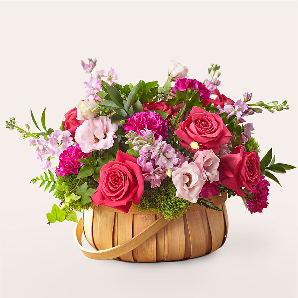 Radiance in Bloom Basket – Miracle Flowers, Folsom CA
