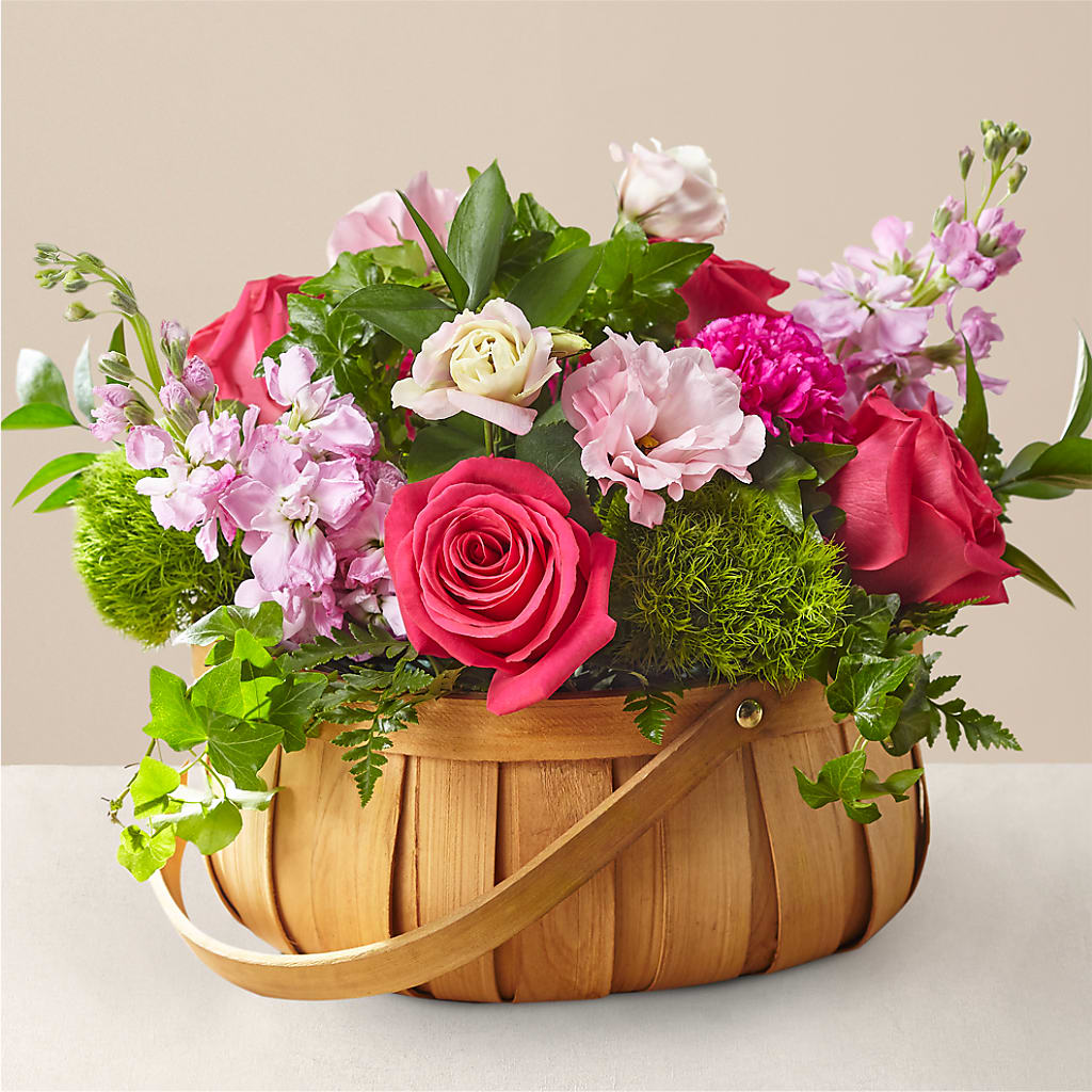 Radiance in Bloom Basket – Miracle Flowers, Folsom CA