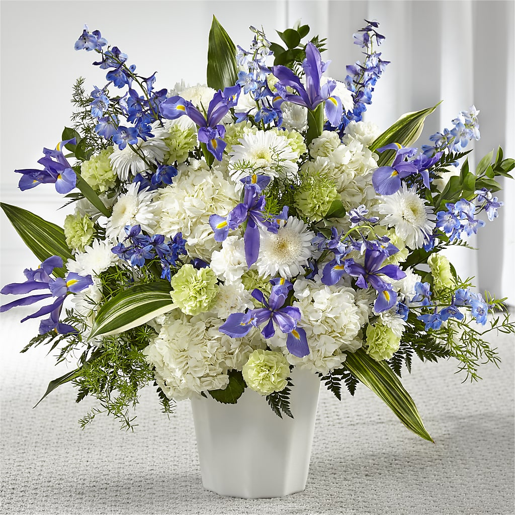 Soft Serenity Floor Basket – Miracle Flowers, Folsom CA