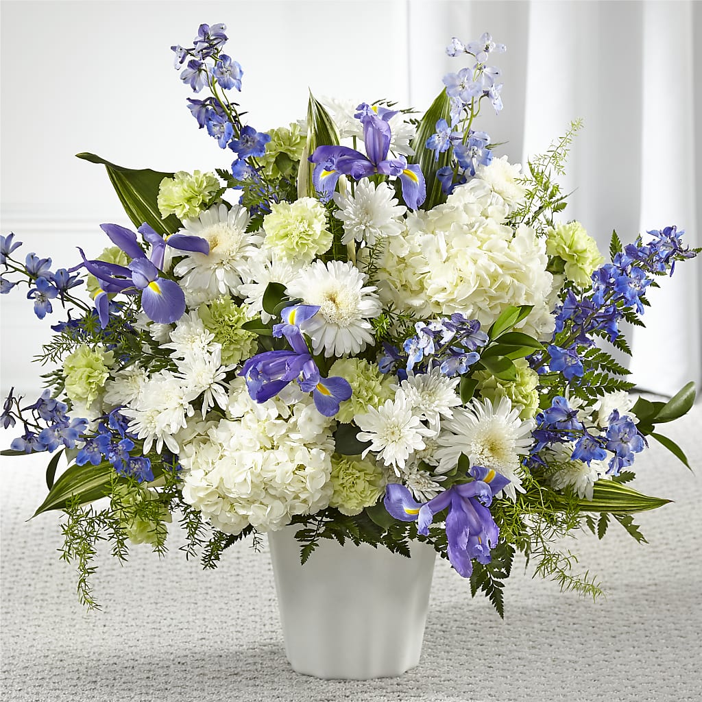 Soft Serenity Floor Basket – Miracle Flowers, Folsom CA