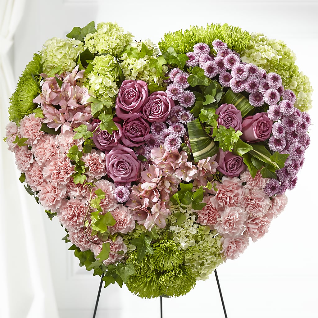 Heartwarming Standing Heart – Miracle Flowers, Folsom CA