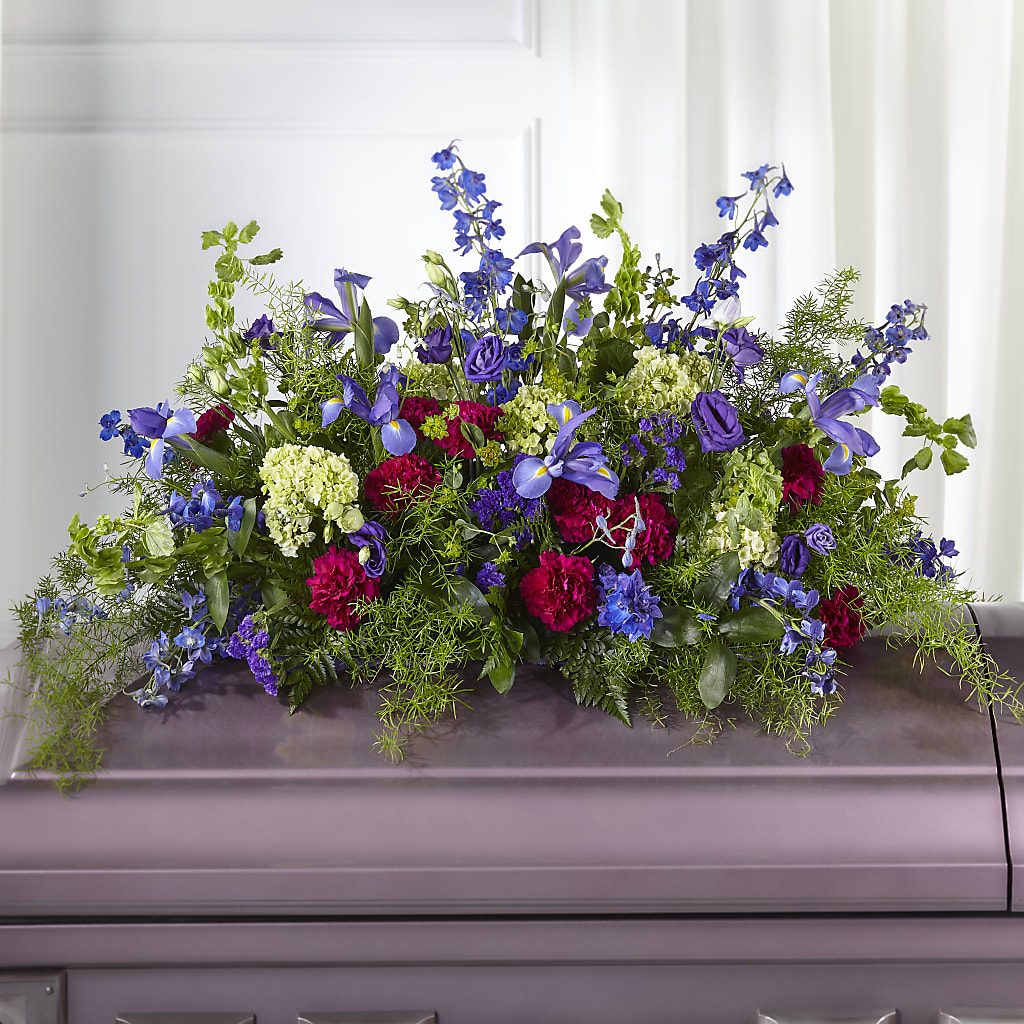 Always Treasured Casket Spray – Miracle Flowers, Folsom CA