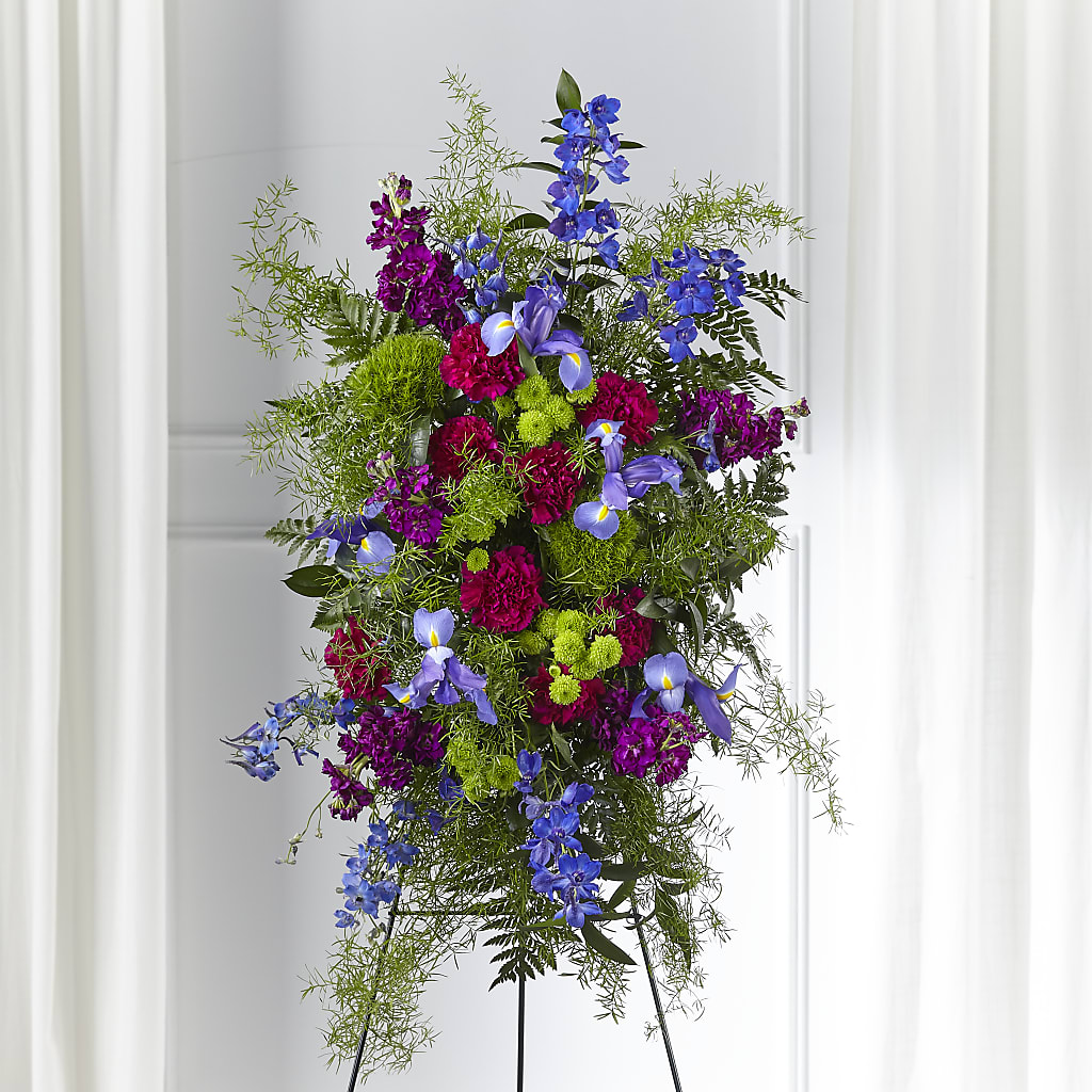 Heavenly Skies Standing Spray – Miracle Flowers, Folsom CA