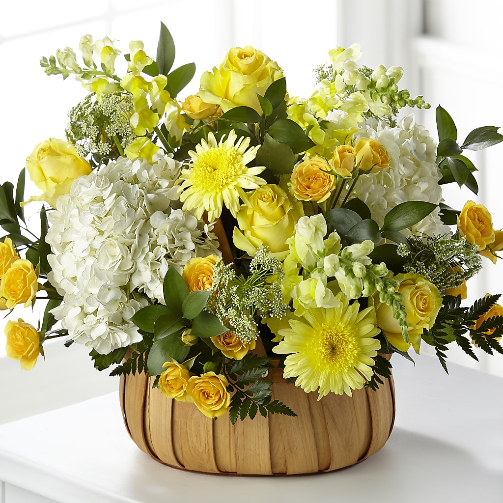 Rustic Remembrance Basket – Miracle Flowers, Folsom CA