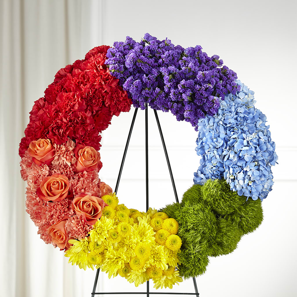 Circle of Love Wreath – Miracle Flowers, Folsom CA