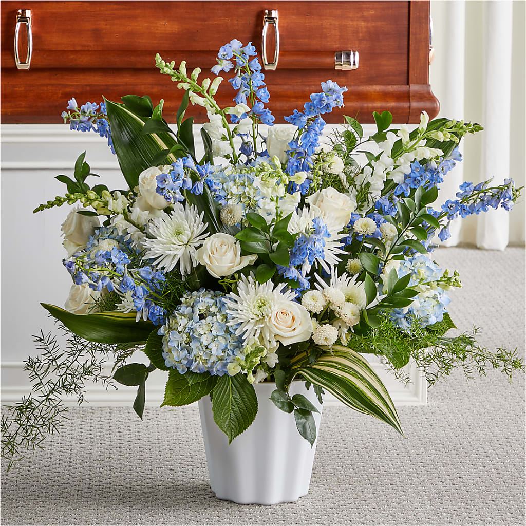 Everlasting Memories Floor Basket – Miracle Flowers, Folsom CA