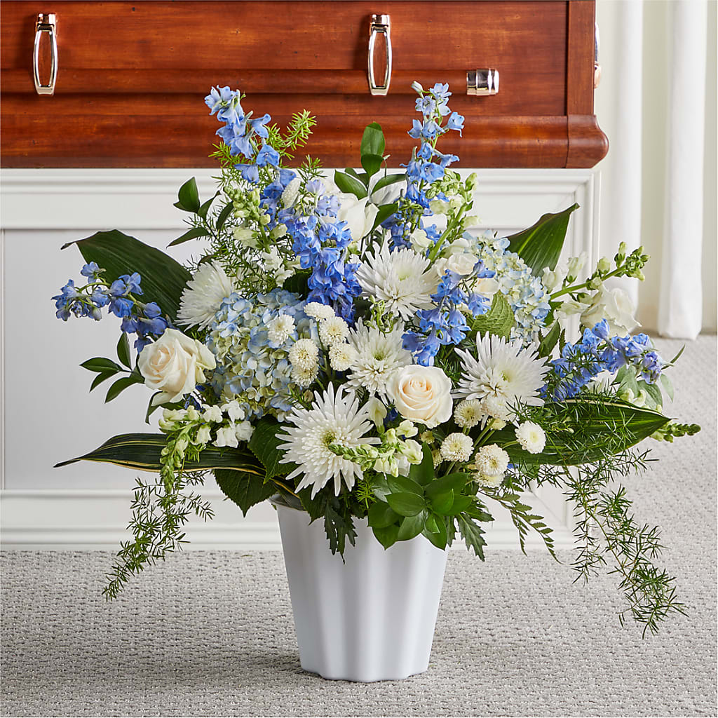 Everlasting Memories Floor Basket – Miracle Flowers, Folsom CA