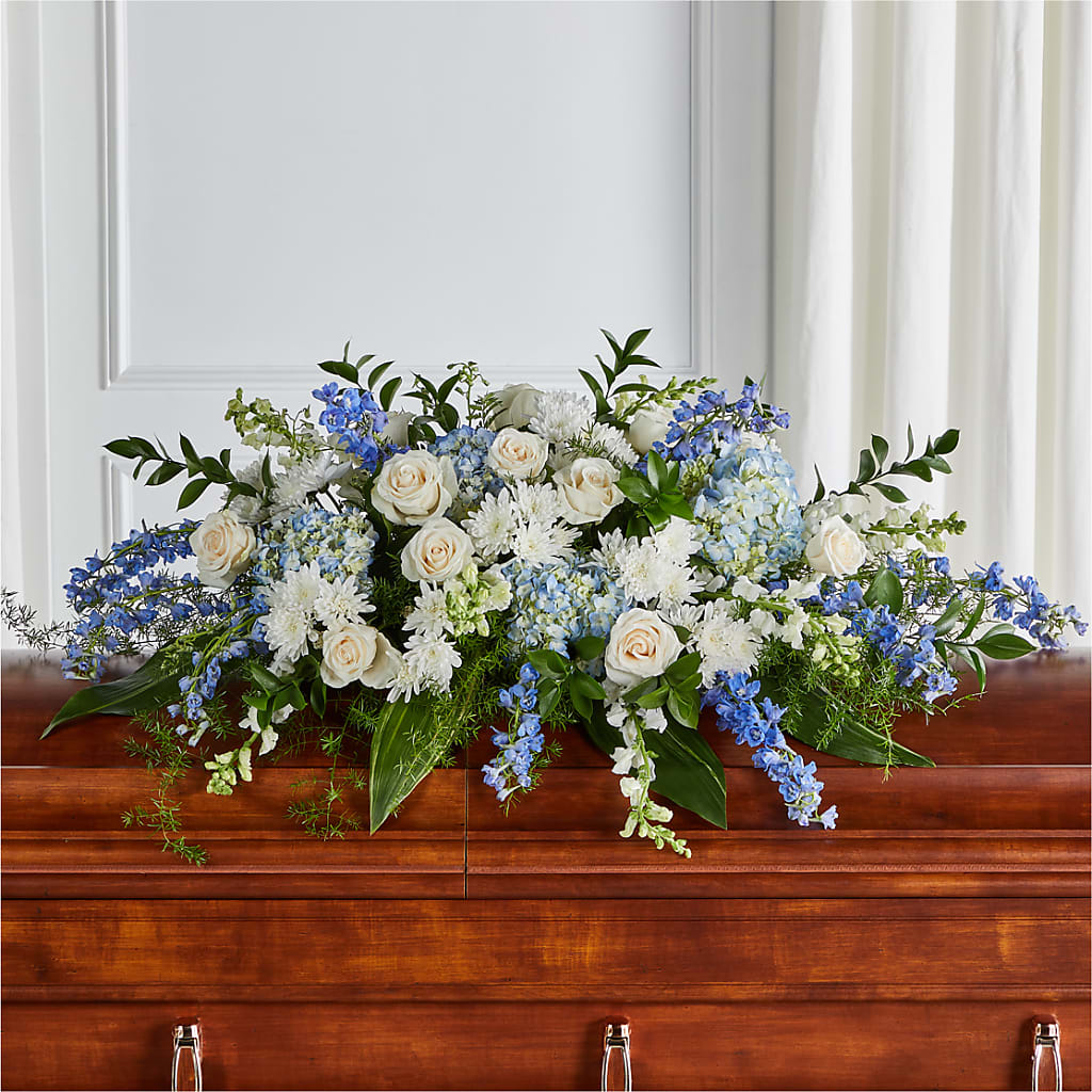 Timeless Essence Casket Spray – Miracle Flowers, Folsom CA