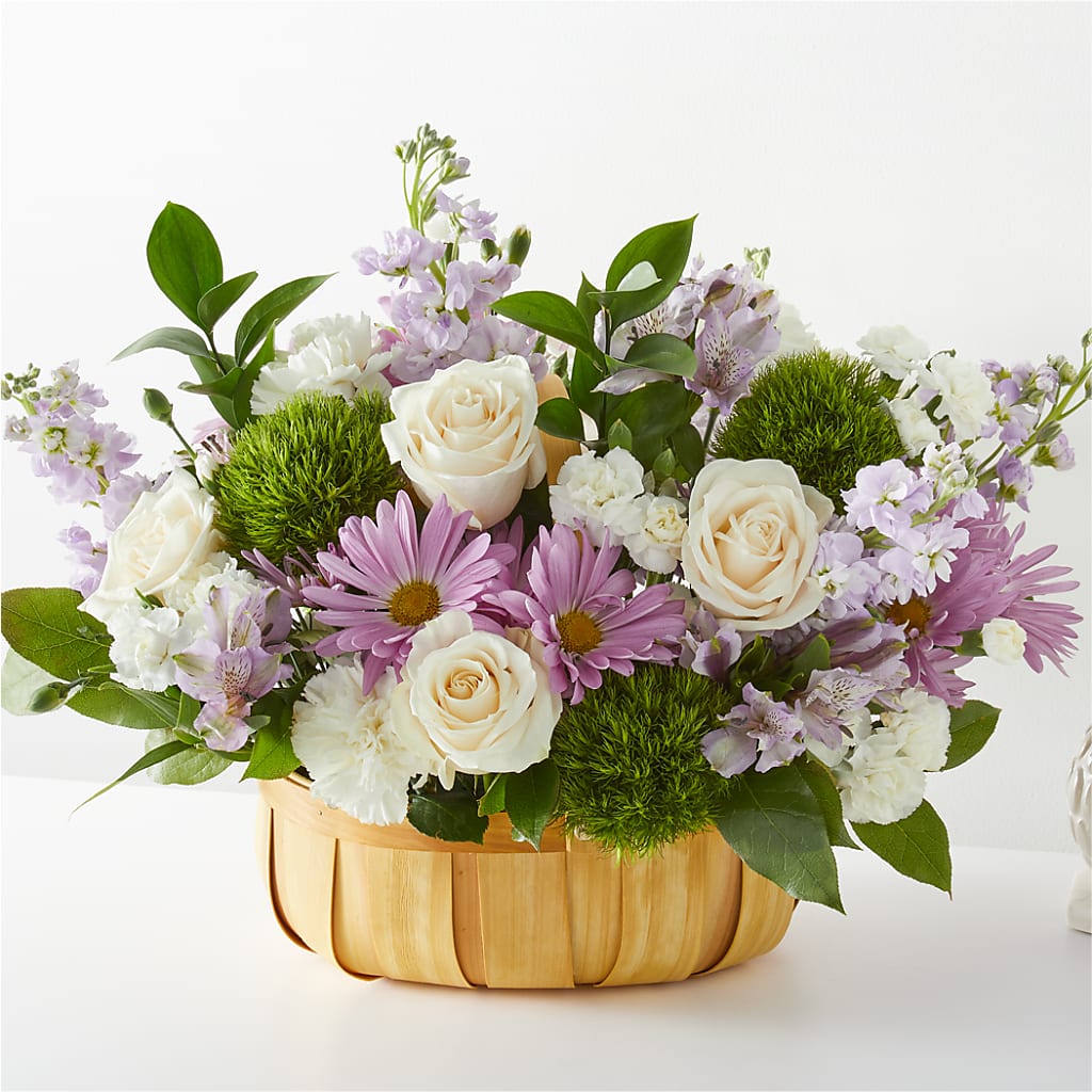 Peace & Love Basket – Miracle Flowers, Folsom CA