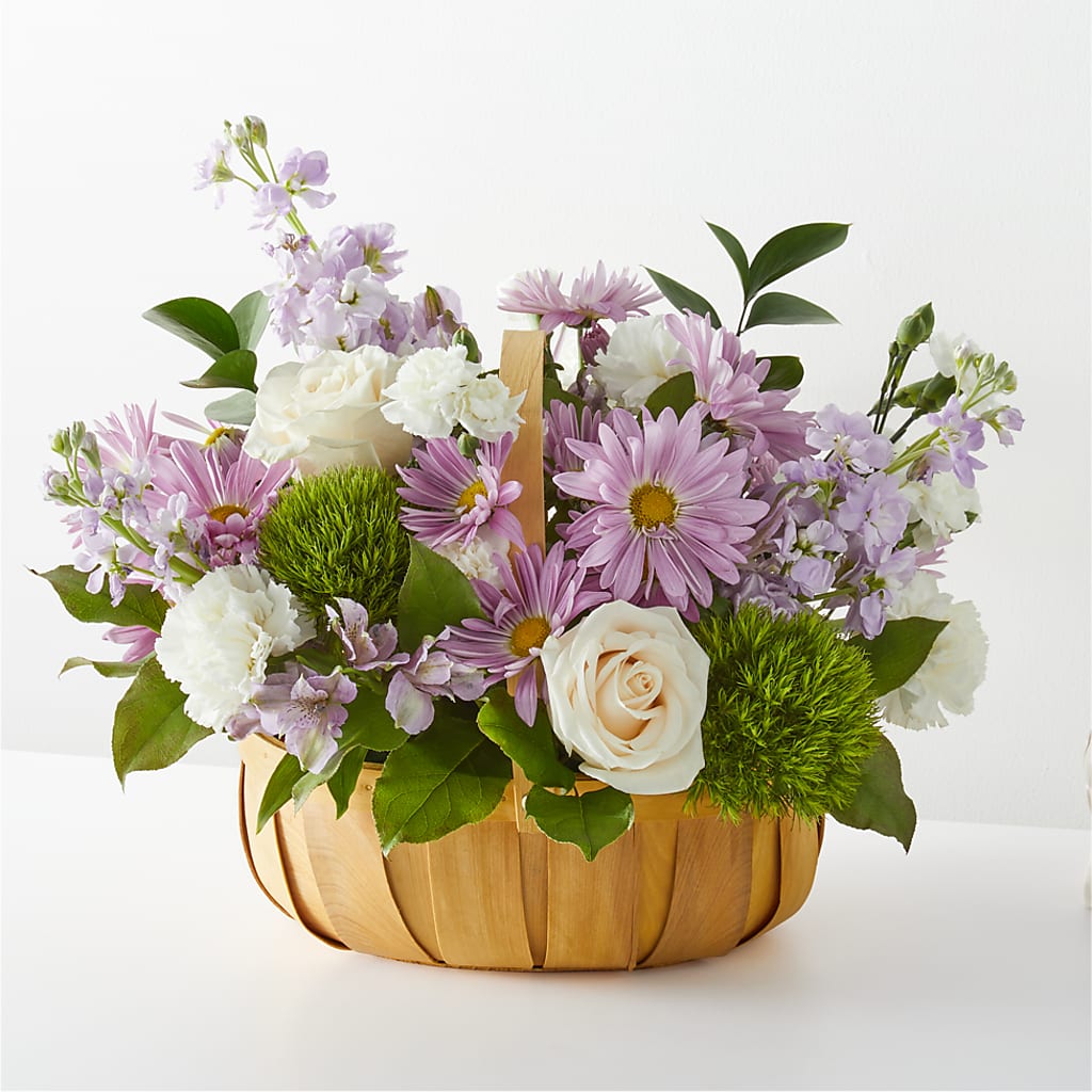 Peace & Love Basket – Miracle Flowers, Folsom CA