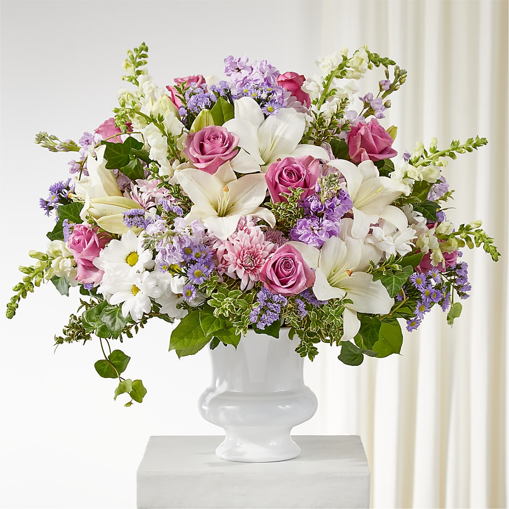 Remarkable Life Urn Arrangement – Miracle Flowers, Folsom CA